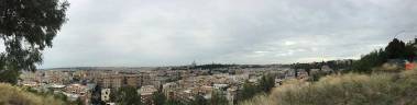 Rome skyline.