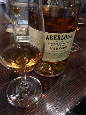 Aberlour, whisky #4 on the Dramble Tour.